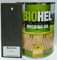 BIOHEL DECKING OIL масло для террас 1 л. №70 - NAVY.