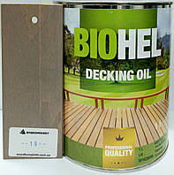 BIOHEL DECKING OIL масло для террас 1 л. №18 - БЕЙЛИС.