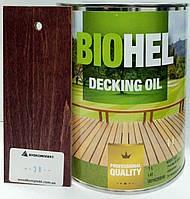 BIOHEL DECKING OIL масло для террас 1 л. №130 - РОЗОВОЕ ДЕРЕВО.