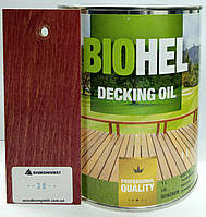 BIOHEL DECKING OIL масло для террас 1 л. №38 - МАКАСАР.