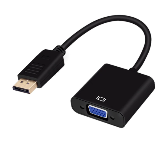 Адаптер-перетворювач Displayport (DP) - VGA, конвертер Display Port - VGA