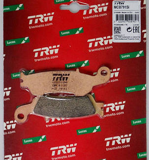 Мотоколодки TRW MCB791SI аналог FD2219 Yamaha YZ 125-450F/YAMAHA WR 450 F/HARLEY DAVIDSON FLHRXS Road, фото 1