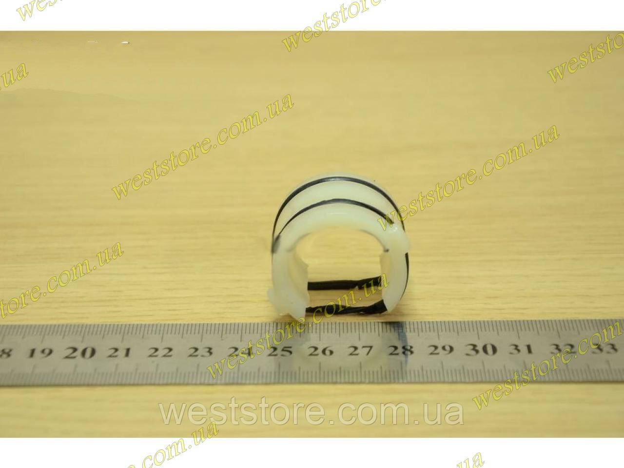 Втулка рульової рейки ВАЗ 2108, 2109, 21099, 2115 (комплект: втулка + 2 гумки) 2108-3401022, фото 1