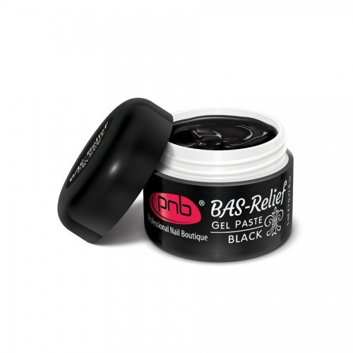 Гель-паста PNB BAS-Relief Gel Paste Black/Чорна, 5 мл