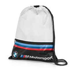 Оригінальна спортивна сумка-мішок BMW M Motorsport Sports Bag, White / Black, артикул 80282461128