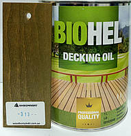 BIOHEL DECKING OIL масло для террас 1 л. №313 - ЗОЛОТО.