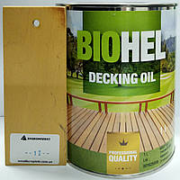 BIOHEL DECKING OIL масло для террас 1 л. №12 - ОРЕГОН.