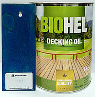 BIOHEL DECKING OIL масло для террас 1 л. №160 - NAVY BLUE.