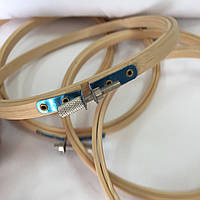 П'яльця маленькі дерев'яні, діаметр 14 см