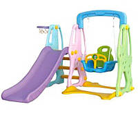 Дитяча гірка-качель Bambi B0903-3, різнокольорова