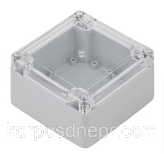 Корпус ZP105.105.60 Jp з прозорою кришкою для електроніки