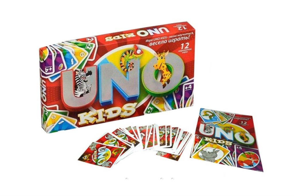 Настольная Игра "Uno Kids" Danko Toys Животные SP G11