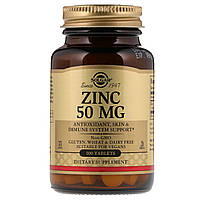 Zinc 50 mg Solgar, 100 таблеток