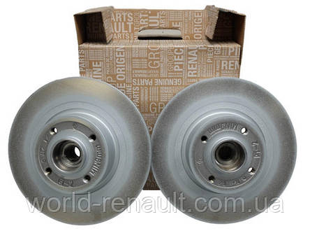 Renault (Original) 7701207898 - Комплект задних тормозных дисков на ...