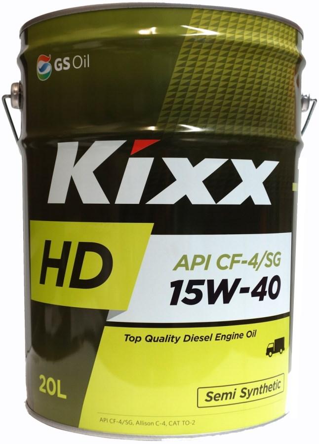 Масло KIXX HD 15w40 CF-4/SG 20л