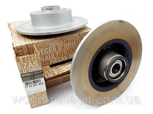 Renault (Original) 7701207823 - Комплект задних тормозных дисков на ...