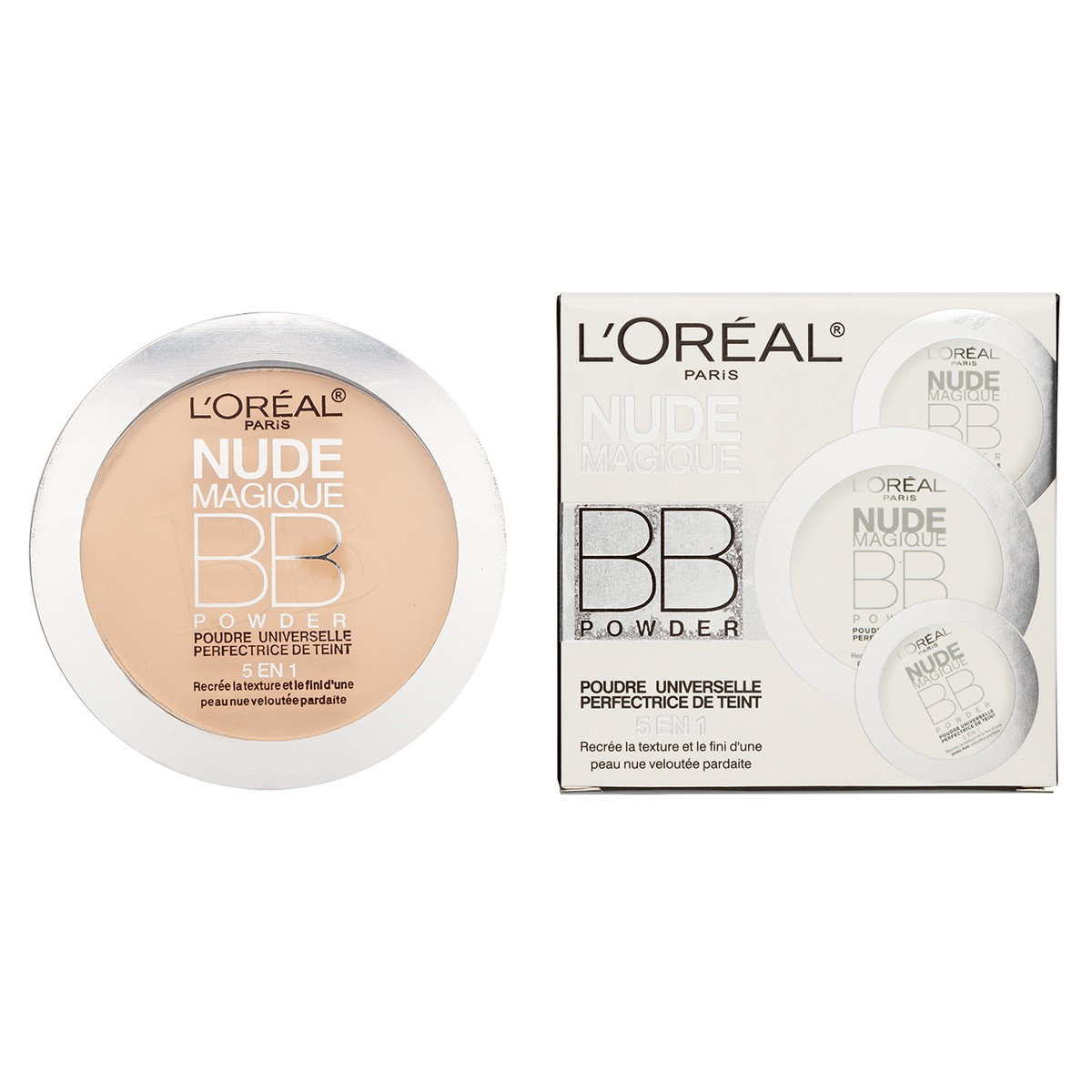 Пудра L'oreal Nude Magique BB Powder 5 en 1 ( Палітра 3 шт. № 1, 2, 3 )