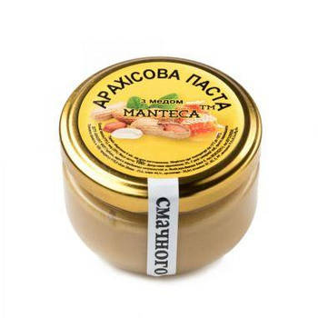 Арахісова паста з МЕДОМ, 180 г.