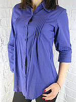 Рубашка женская D 8011 фиолетовая XXXL