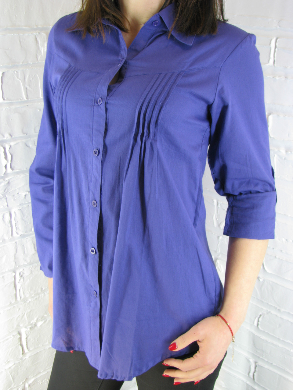 Сорочка жіноча D 8011 фіолетова XXXL