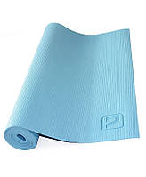 Коврик для йоги LiveUp PVC Yoga Mat 173x61x0,4 см (LS3231-04b) Blue