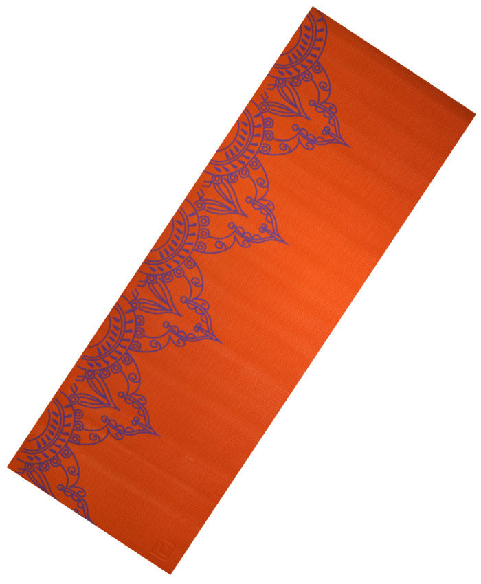 Коврик для йоги LiveUp PVC Yoga Mat With Print 173x61x0,6 см (LS3231c-06o)  Orange (ID#953832334), цена: 649 ₴, купить на