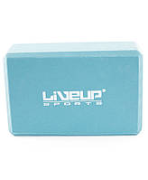 Блок для йоги LiveUp Eva Brick (LS3233A-b) Blue