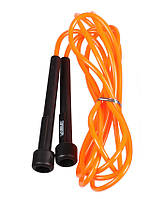 Скакалка LiveUp PVC Speed Jump Rope 2.75 м (LS3115-o) Black/Orange