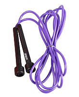 Скакалка LiveUp PVC Speed Jump Rope 2.75 м (LS3115-p) Black/Purple