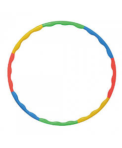 Гімнастичний обруч LiveUp Hula-Hoop пластик (LS3326) Multi