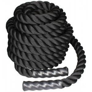 Канат для кроссфита LiveUp Battle Rope 12 м (LS3676-12) Black