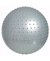 Мяч для фитнеса LiveUp Massage Ball 75 см (LS3224) Grey массажный