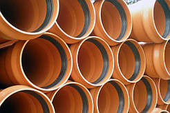 Труба ПВХ для зовнішньої каналізації ф 315 х 6,2 SN 2 (тип легкий ) (довжина 1,2,3,4,6 м)