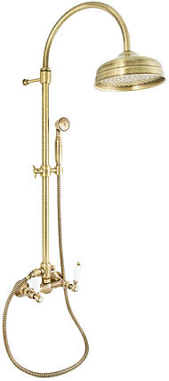Змішувач для душу Emmevi DECO ceramica колона бронза BR12100281, фото 2