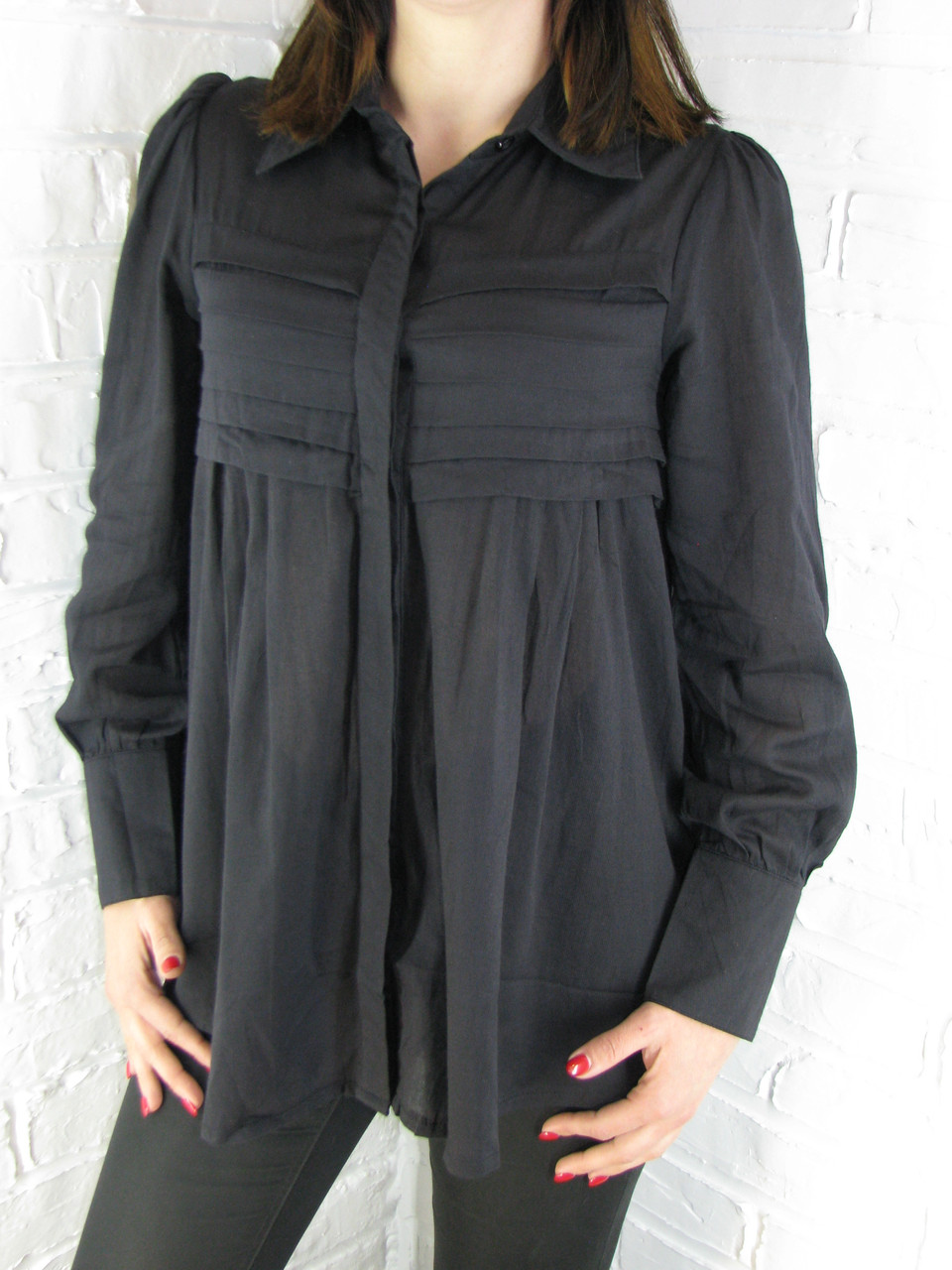 Сорочка жіноча D 8015 чорна