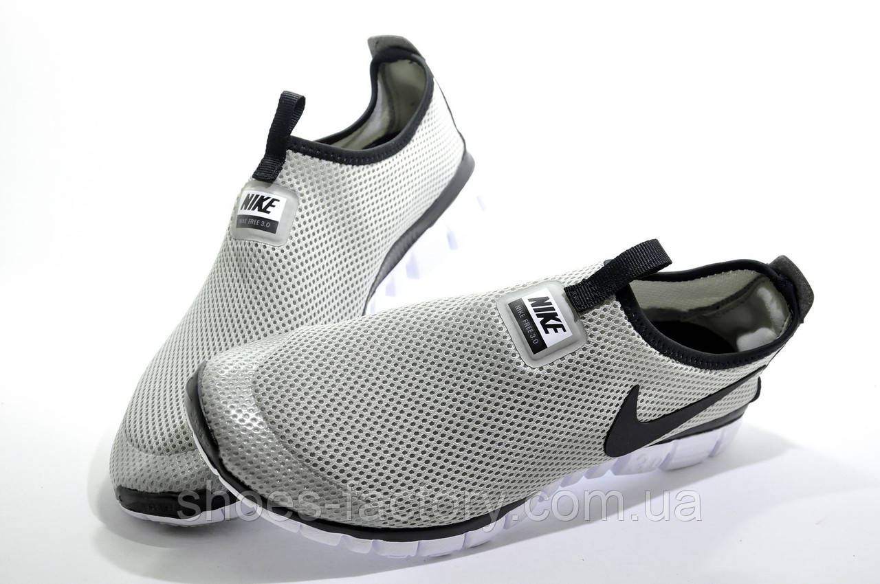 Летние кроссовки Nike Free Run 3.0 V2 Socks, Gray 43р. - фото 4 - id-p953830373