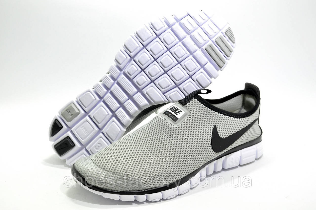 Летние кроссовки Nike Free Run 3.0 V2 Socks, Gray 43р. - фото 5 - id-p953830373