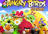 Вафельна картинка Angry Birds/Злі пташки 3