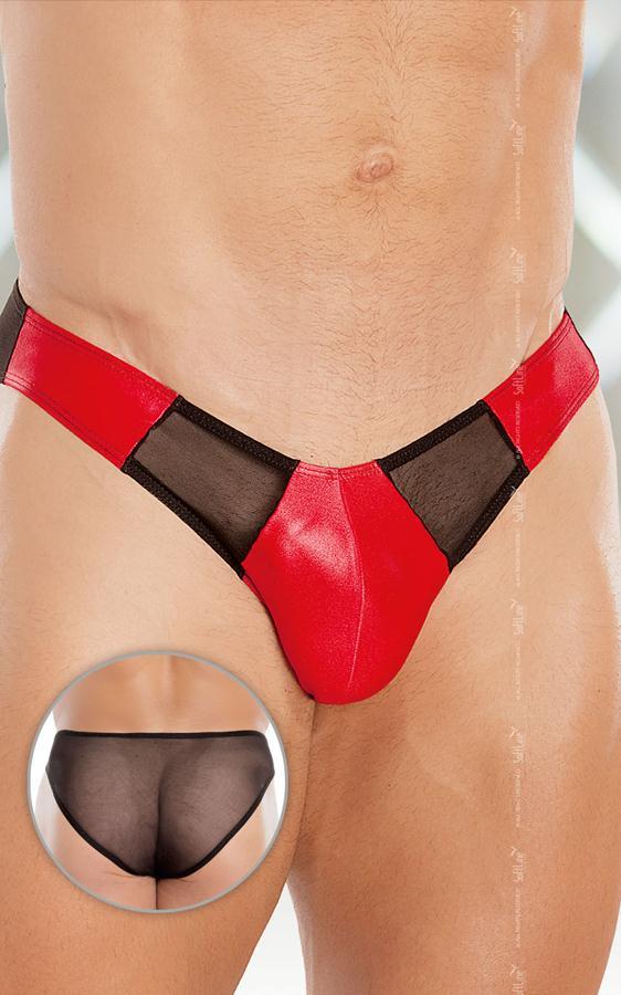 Чоловічі труси Thong 4466, червоні, M/L, XL