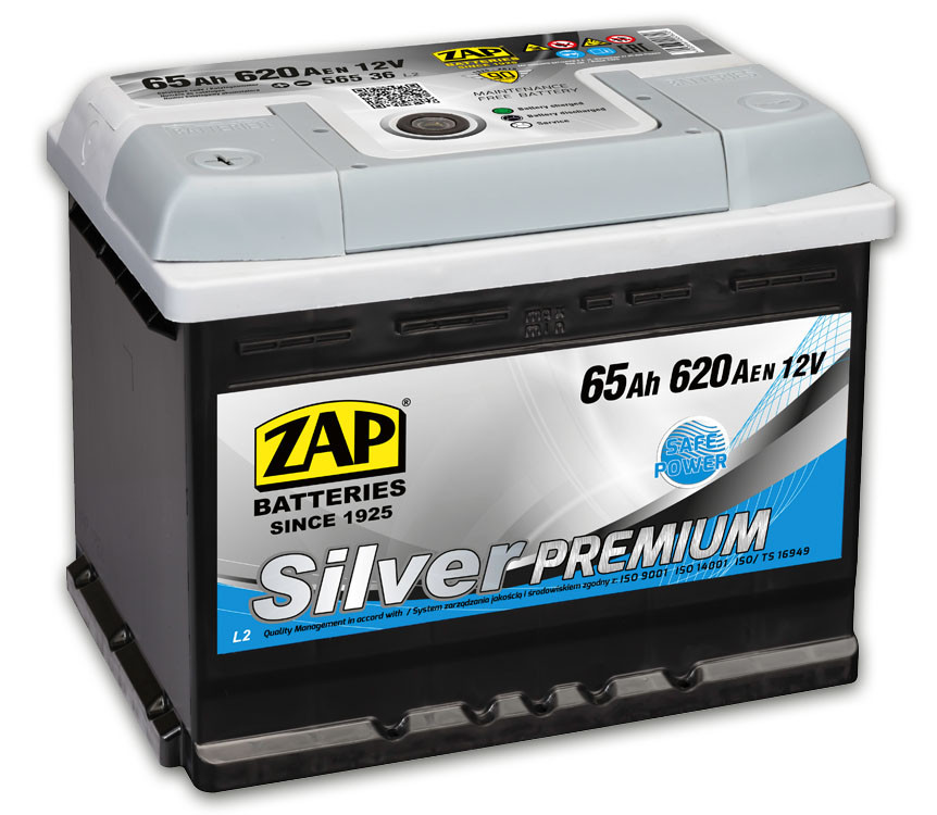 АКБ ZAP 6СТ- 65Aз 620A R+ Silver Premium 242*175*190