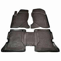 Полиуретановые коврики Great Wall Haval H3/H5 2005- черный, кт - 4шт 11390 Avto-Gumm (хавал н3)