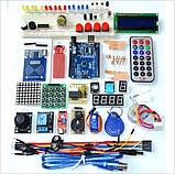 Навчальний набір Arduino RFID UNO R3 Starter Kit просунутий з кейсом Ардуїно робототехніка, фото 2
