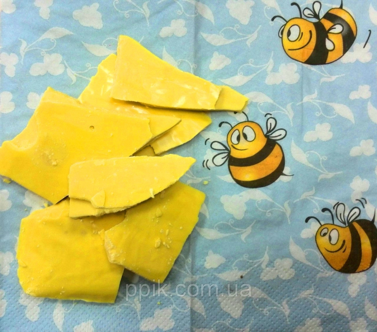 Шоколадна глазур жовтий моноліт (5 кг), фото 1