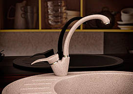 КУХОННИЙ СМІСНИК ГРАНИТНИЙ KAHER BRAVIA 01 АВЕНА