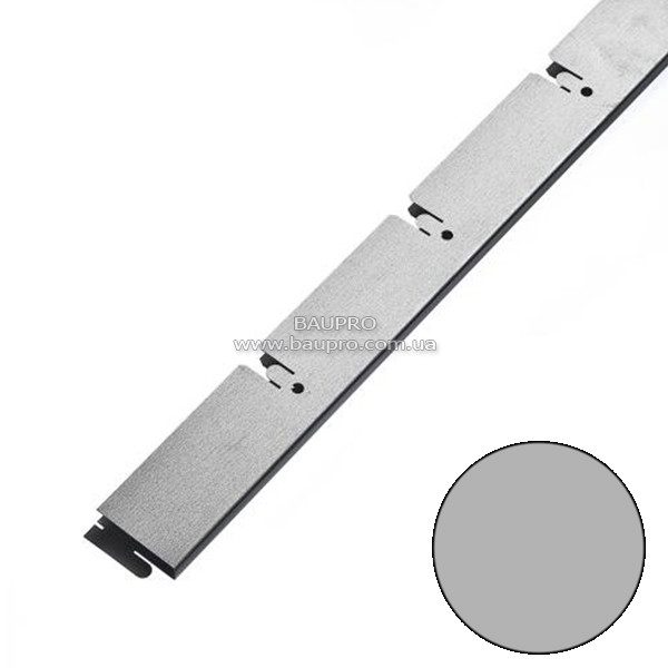 Профіль KRAFT Грільято поздовжній 40*2400 мм (осередок 50*50) Ral 9006
