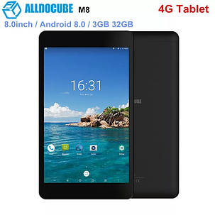 Планшет Alldocube M8 4G 3/32 ГБ, 8", 2 sim, 10 ядер залізний корпус, фото 1