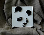 Панда пано в техніці стрінг-арт String Art, фото 10