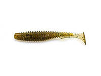 Силикон Fishup U-Shad 4.0" 074-Green Pumpkin Seed 8шт