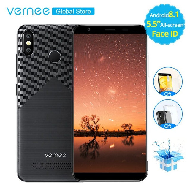Vernee T3 Pro (Black) 5.5"18:9/4G/Android8.1/3GB+16GB/4080mAh, фото 1