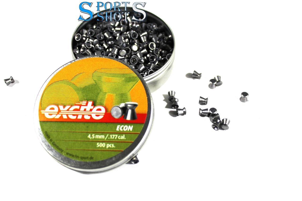 Кулі H&N Excite Econ 4.50 мм, 0.49г, 500 шт/пчк.